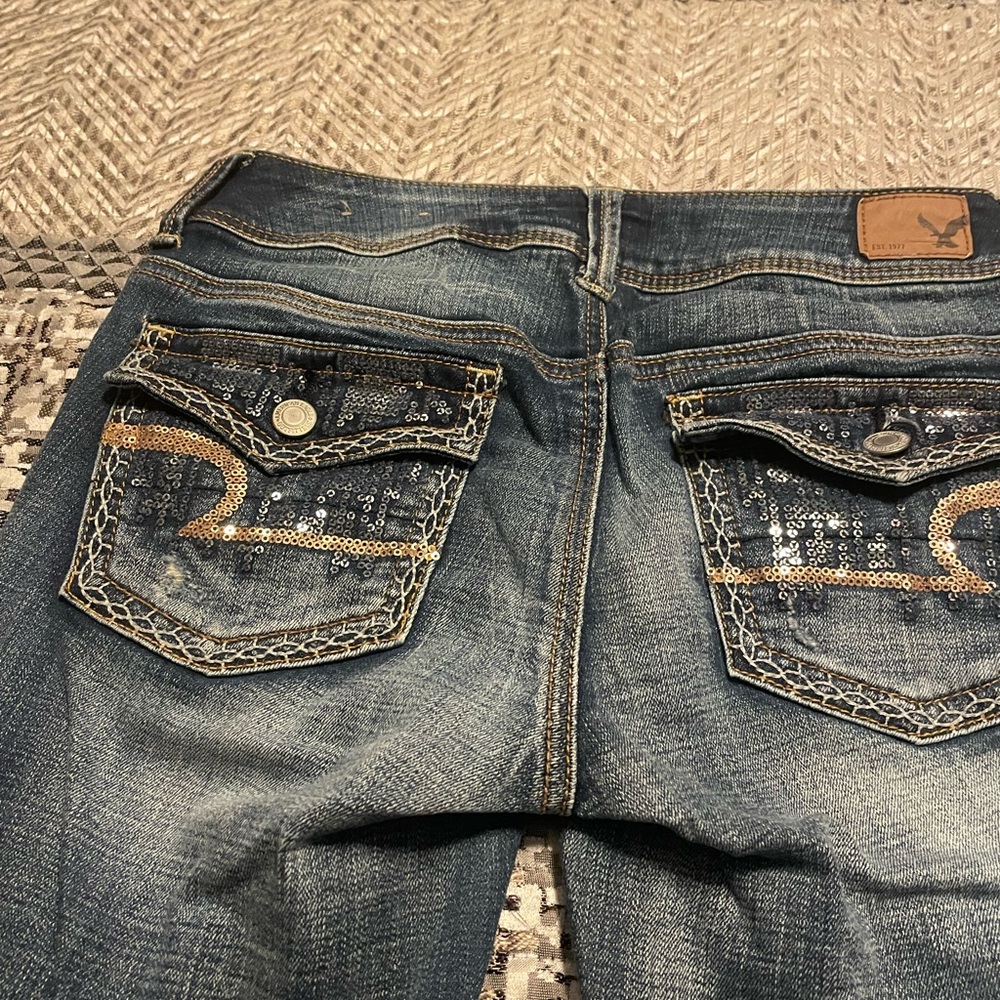 American Eagle Outfitters Blue Jeans - Picture 4 of 8